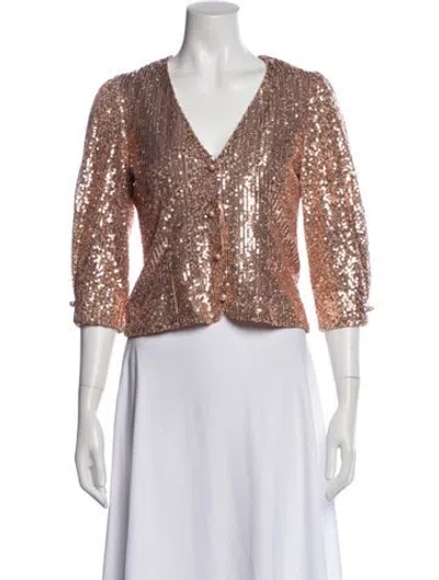 Pre-owned Maje Evening Jacket In Pink