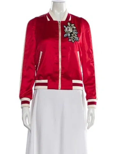 Pre-owned Maje Evening Jacket In Red