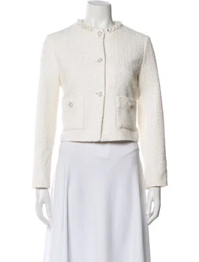 Pre-owned Maje Evening Jacket W/ Tags In White