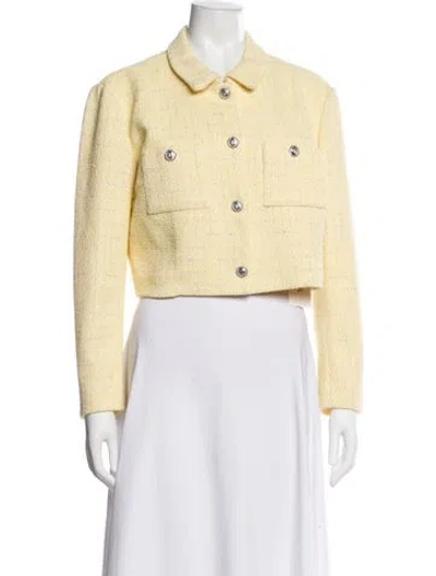 Pre-owned Maje Evening Jacket In Yellow