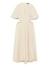 Maje Faux-pearl-embellished Midi Dress