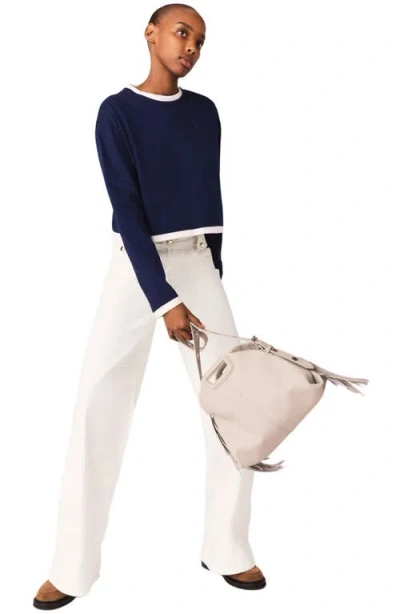 Maje Flared Jeans In White