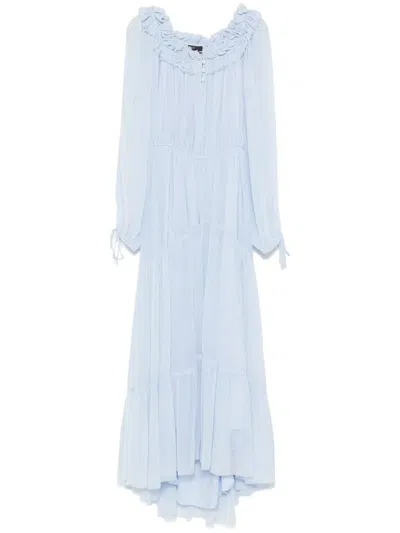 MAJE FLARED MIDI DRESS