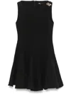 Maje Risolela Tweed Mini Dress In Black