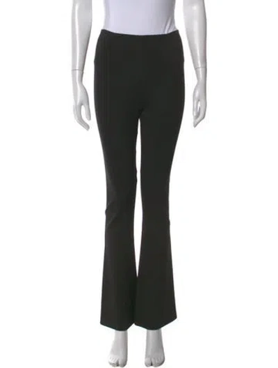 Pre-owned Maje Flared Pants In Black