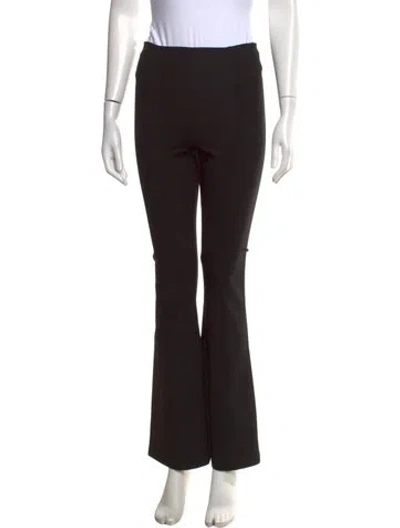 Pre-owned Maje Flared Pants In Black