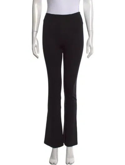 Pre-owned Maje Flared Pants In Black