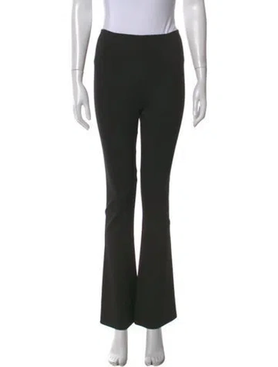 Pre-owned Maje Flared Pants In Black