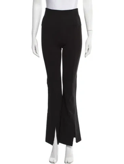 Pre-owned Maje Flared Pants In Black