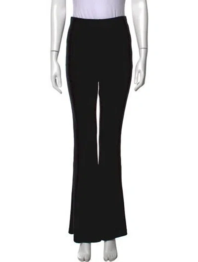 Pre-owned Maje Flared Pants In Black