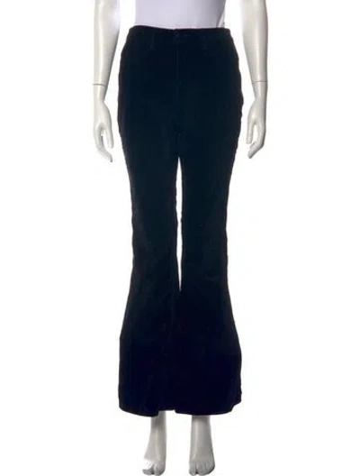 Pre-owned Maje Flared Pants In Blue