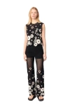 Maje Floral Crochet Trousers