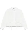 Maje Floral-embroidered Blouse In White