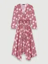 MAJE FLORAL MAXI DRESS