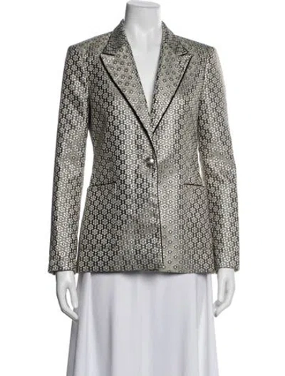 Pre-owned Maje Floral Print Blazer W/ Tags