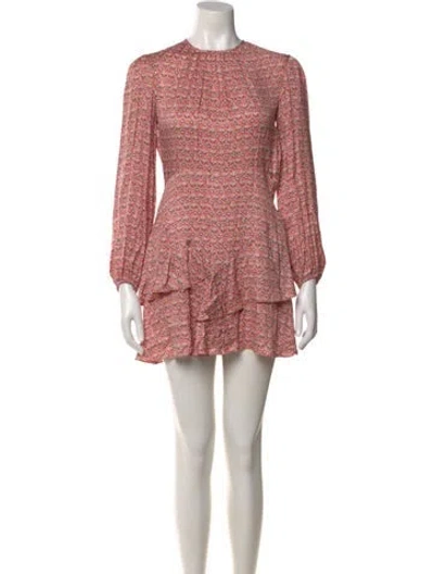 Pre-owned Maje Floral Print Mini Dress