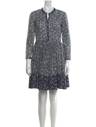Pre-owned Maje Floral Print Mini Dress In Neutral