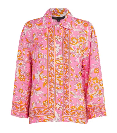 MAJE FLOWING FLORAL SHIRT