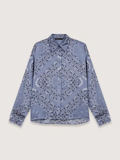 MAJE FLOWING PRINTED SHIRT