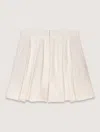 Maje Flowing Shorts In Ecru