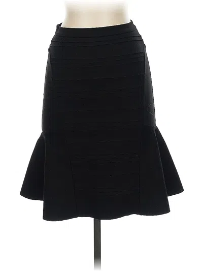 Pre-owned Maje Formal Skirt In Black