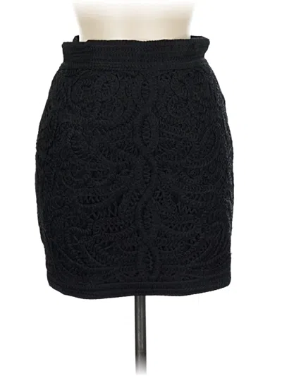 Pre-owned Maje Formal Skirt In Black