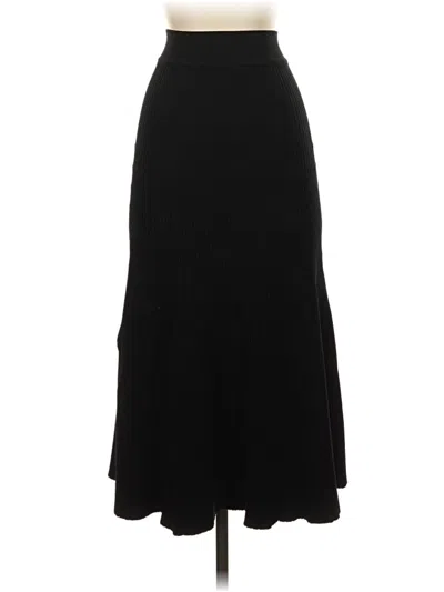 Pre-owned Maje Formal Skirt In Black