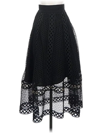 Pre-owned Maje Formal Skirt In Black