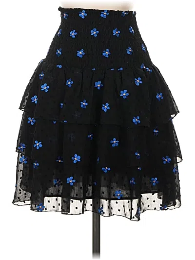 Pre-owned Maje Formal Skirt In Black