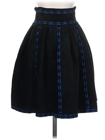 Pre-owned Maje Formal Skirt In Black