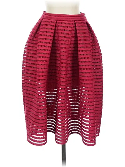Pre-owned Maje Formal Skirt In Red