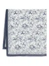Maje Fruit-print Scarf In Blue