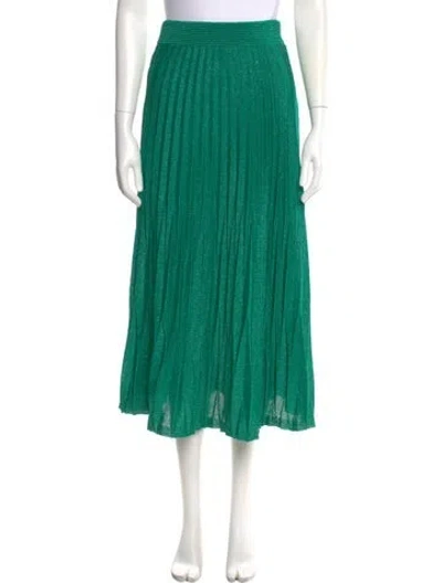 Pre-owned Maje Glitter Accents Midi Length Skirt