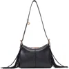 Maje Gold Handle Miss M Mini Bag In Black