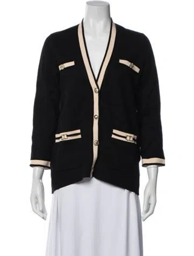 Pre-owned Maje Graphic Print Evening Jacket In Black