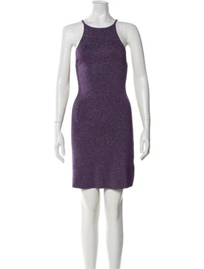 Pre-owned Maje Halterneck Mini Dress