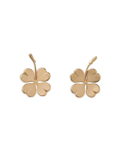 Maje Shamrock Earrings In Gold