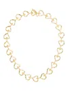 Maje Heart-link Necklace In Gold