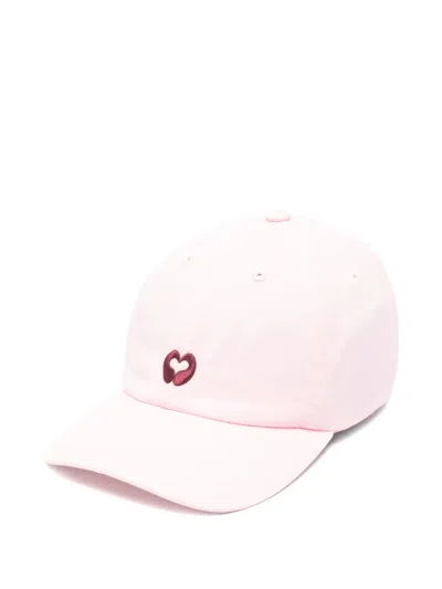 Maje Heart-motif Cap In Pink