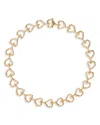 Maje Gold-plated Heart Necklace In Gold