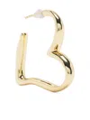 Maje Heart-shaped Earrings In Gold
