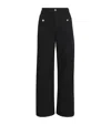 Maje High-rise Straight Jeans In Black
