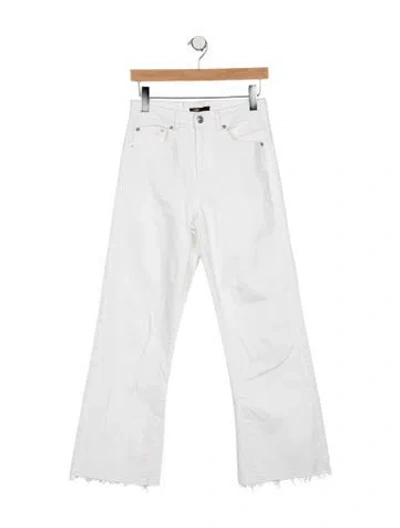 Pre-owned Maje High-rise Flared Jeans In Blue