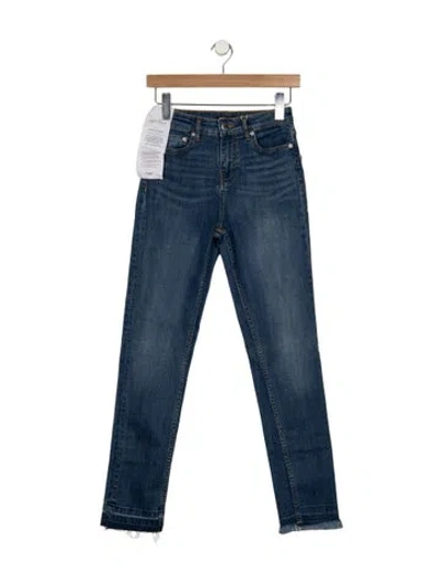 Pre-owned Maje High-rise Skinny Leg Jeans W/ Tags In Blue