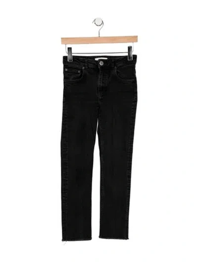 Pre-owned Maje High-rise Straight Leg Jeans In Blue
