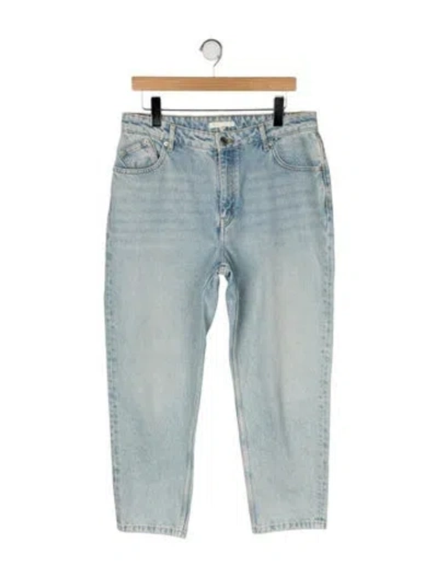 Pre-owned Maje High-rise Straight Leg Jeans In Multi