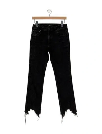 Pre-owned Maje High-rise Straight Leg Jeans In Multi