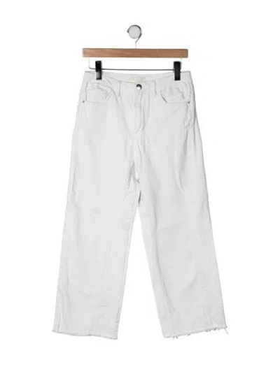 Pre-owned Maje High-rise Wide Leg Jeans In Neutrals