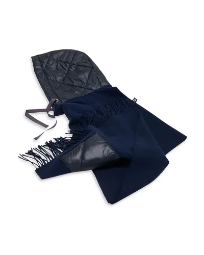 Maje Hooded Pancho In Blue