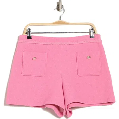 Maje Iapela High Waist Shorts In Pink